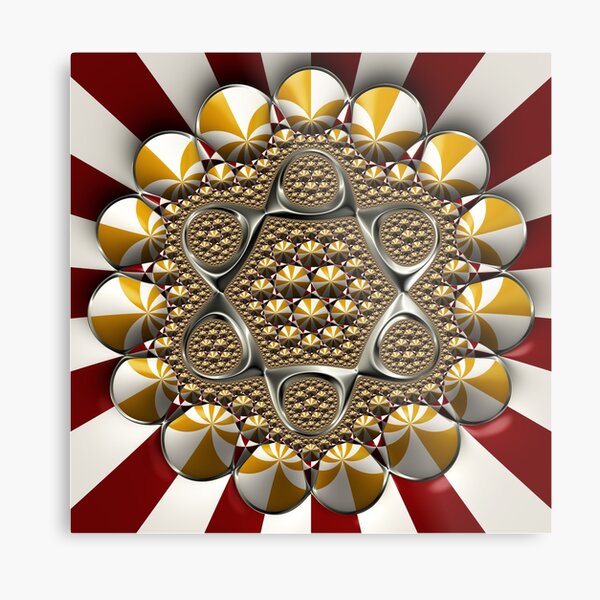 Solar Corona Metal Print