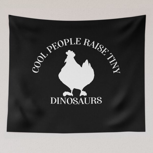 Item preview, I raise tiny dinosaurs cool people black white designed and sold by wiggy38.