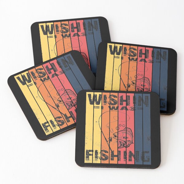 Item preview, Wishing I Was Fishing Funny Fisherman Quote  designed and sold by Aminepop.