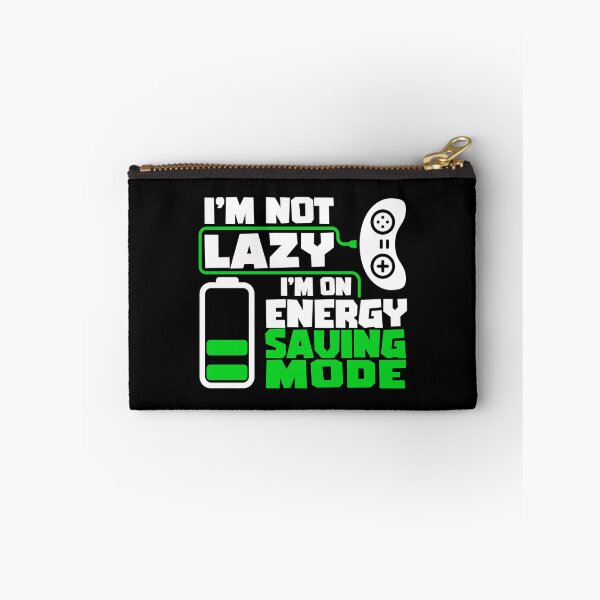 Item preview, I'm not lazy, I'm on energy saving mode. Gaming Gamer Gift Idea designed and sold by AS-Shirts.