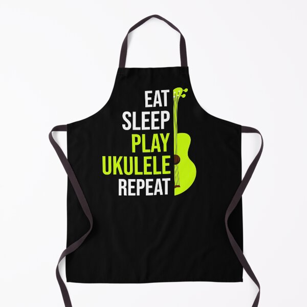 Item preview, Eat, sleep, play ukulele, repeat designed and sold by DeliriousSteve.