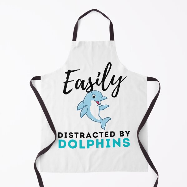 Item preview, Easily Distracted By Dolphins funny dolphin designed and sold by OneTimeEngineer.