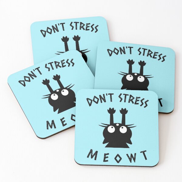 Item preview, Don't Stress Meowt - HafEvilMerch designed and sold by Threethreethree.