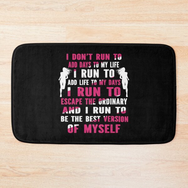 Item preview, I Don't Run To Add Days To My Life, I Run To Add Life To My Days designed and sold by pradeeprajput.