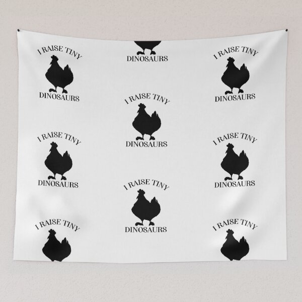 Item preview, I raise tiny dinosaurs black designed and sold by wiggy38.