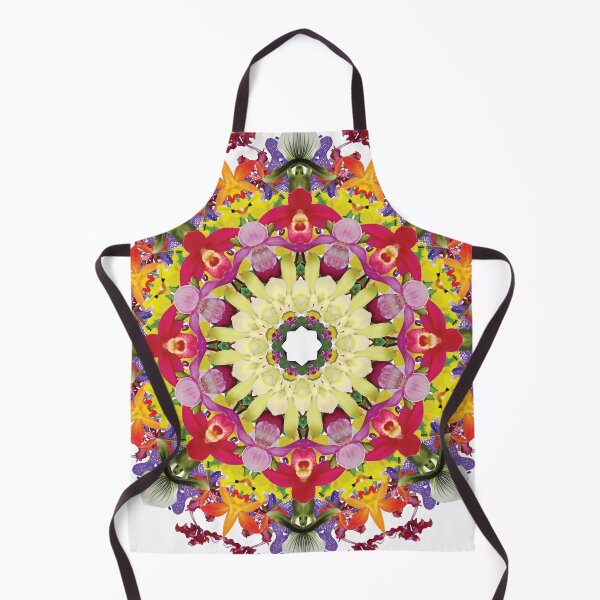 Item preview, Abundantly colorful orchid mandala designed and sold by rvjames.
