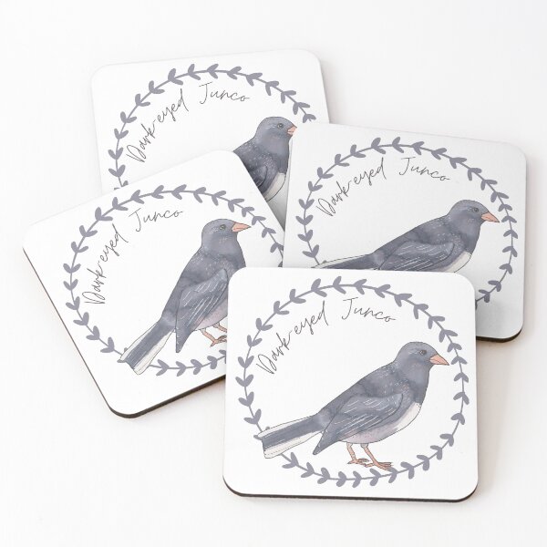 Item preview, Dark-eyed Junco bird species bird art logo designed and sold by TheWaterBirds.