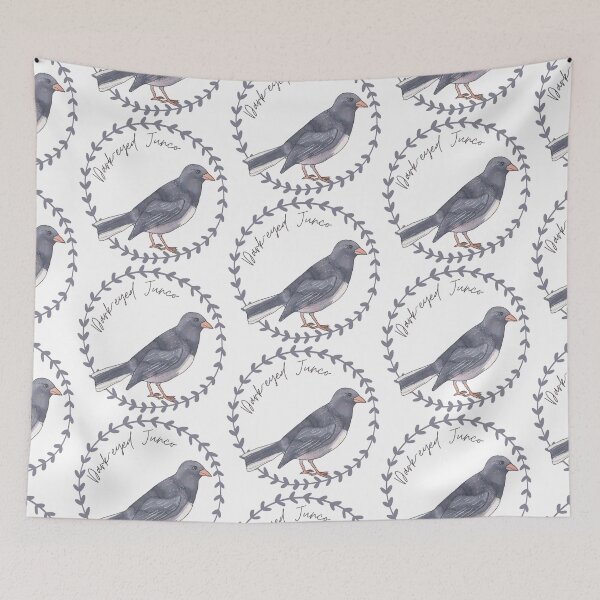 Item preview, Dark-eyed Junco bird species bird art logo designed and sold by TheWaterBirds.