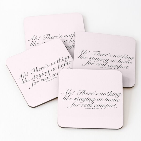 Item preview, Jane Austen Quote #1 designed and sold by Happyhobbithole.
