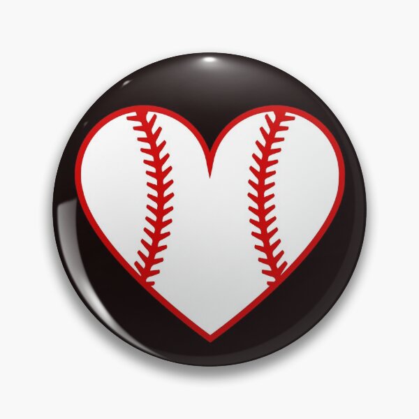 Artikelvorschau, Baseball Herz entworfen und verkauft von malibumanhattan.