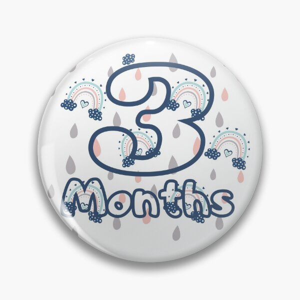 Item preview, Baby monthly milestone 3 months designed and sold by sully-boutique.
