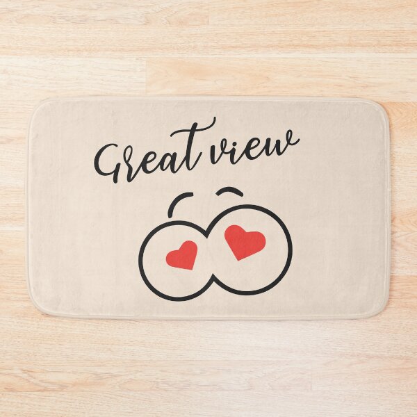 Item preview, great view funny bath mat designed and sold by Ashi17.
