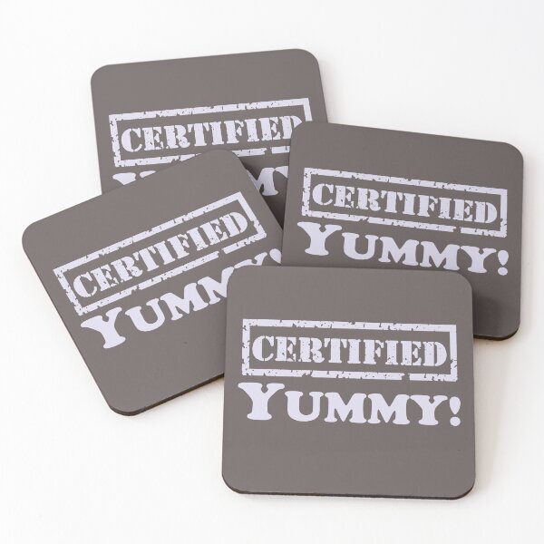 Item preview, Certified Yummy designed and sold by TonsPOD.
