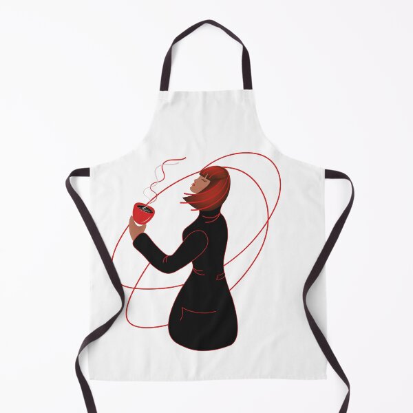 Item preview, Cute young stylish girl drinking coffee and enjoying. Coffee break concept. designed and sold by TanaLuna.