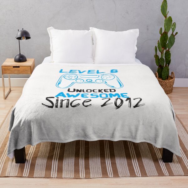 Item preview, Level 8 Unlocked Awesome Since 2012 - gaming - gamer  designed and sold by Hannah  Pillic.