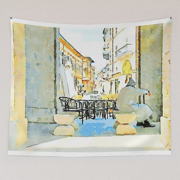 Item preview, Street view with Arab designed and sold by Giuseppe Cocco.