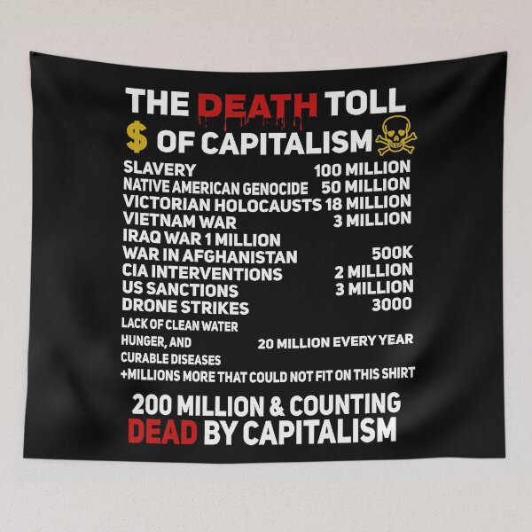 Item preview, The Death Toll of Capitalism Black Book designed and sold by Joepseudo.