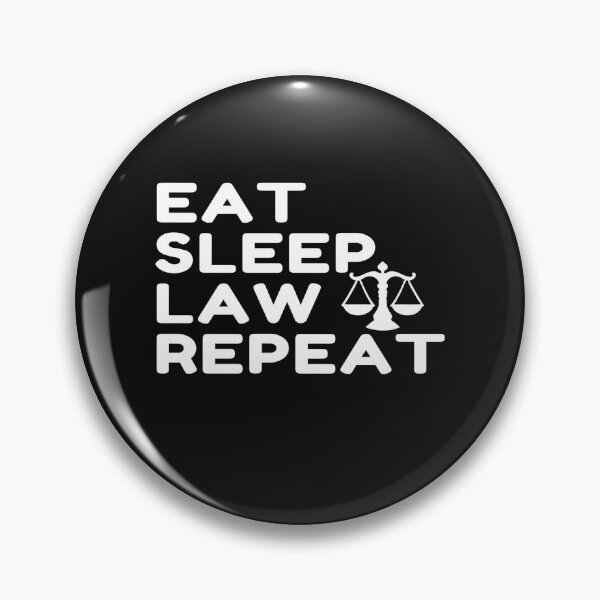 Item preview, Eat Sleep Law Repeat Sudent In White designed and sold by Indra Agrawal.