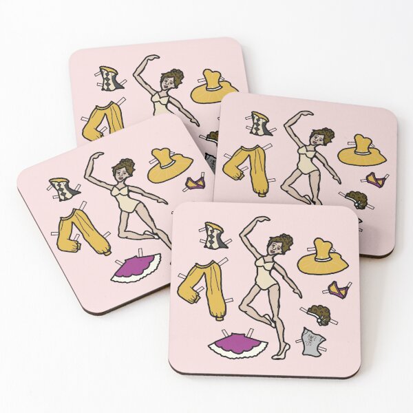 Item preview, Paper Doll Pieces - Golden Ballerina designed and sold by LochNestFarm.