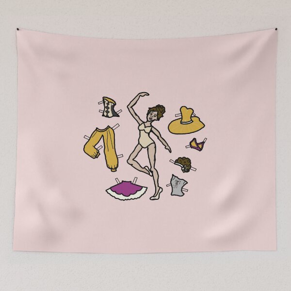 Item preview, Paper Doll Pieces - Golden Ballerina designed and sold by LochNestFarm.
