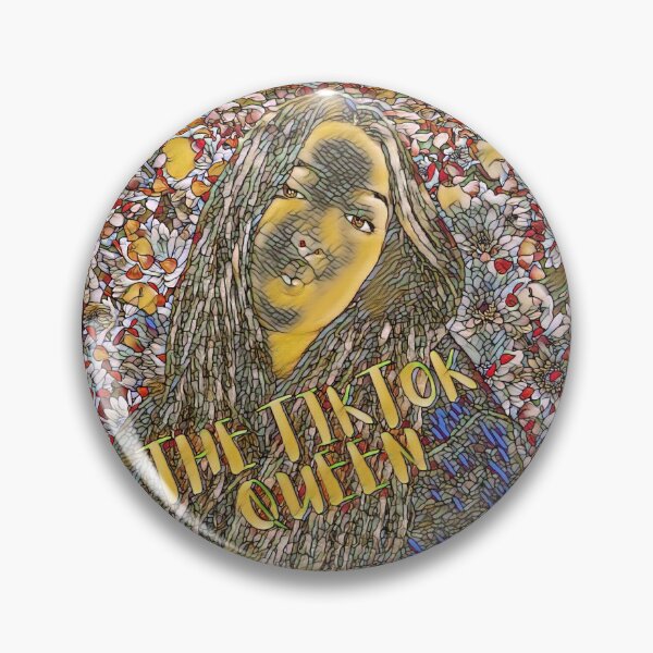 Item preview, The Tiktok Queen Stained Glass designed and sold by Kadeda.
