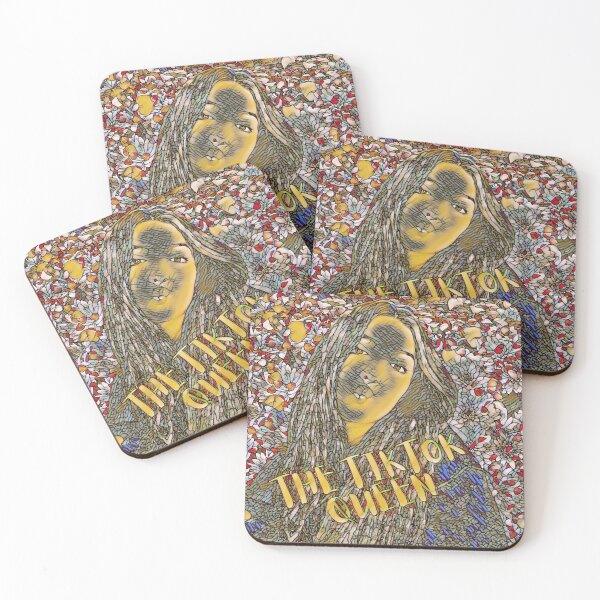 Item preview, The Tiktok Queen Stained Glass designed and sold by Kadeda.
