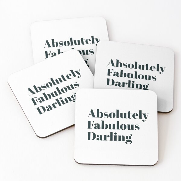 Aperçu de l'œuvre ABSOLUTELY FABULOUS DARLING - DARLING - MINIMAL DESIGN  créée et vendue par Tropical Blood.