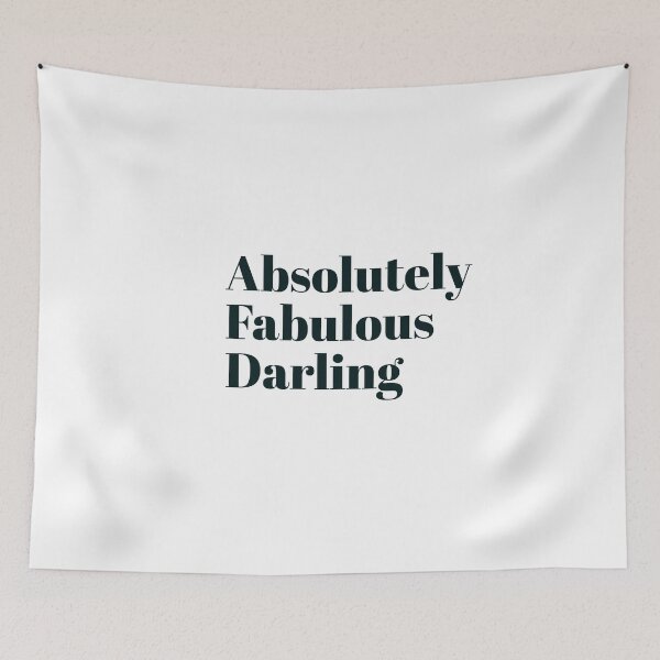 Aperçu de l'œuvre ABSOLUTELY FABULOUS DARLING - DARLING - MINIMAL DESIGN créée et vendue par Tropical Blood.