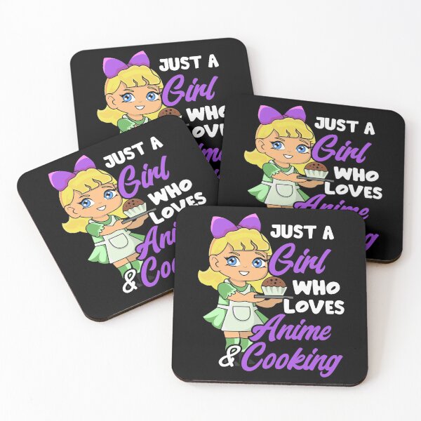 Item preview, Just a girl who loves anime and cooking designed and sold by noahs-shop.