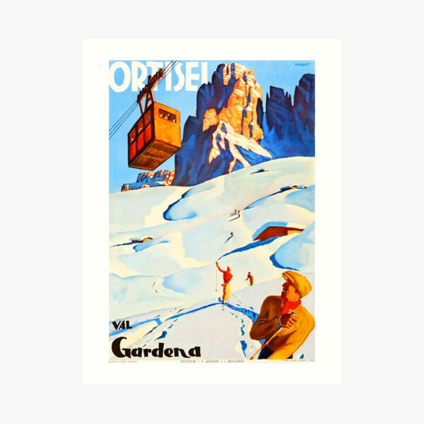 Ortisei Val Gardena, Italy Art Print