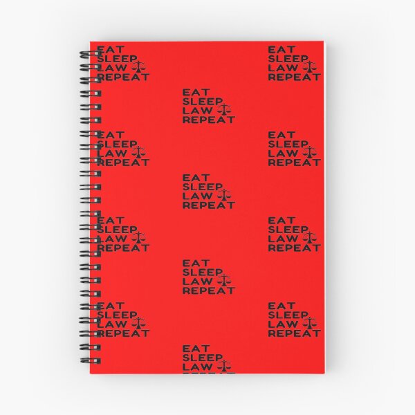 Item preview, Eat Sleep Law Repeat Sudent In Black designed and sold by Indra Agrawal.