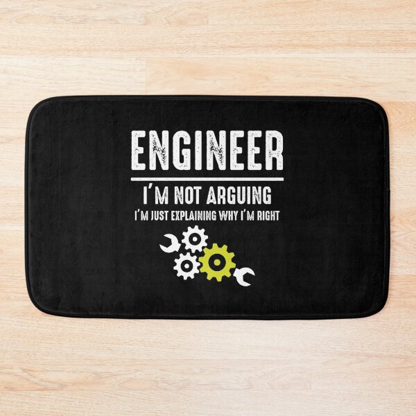 Item preview, Engineer Im Not Arguing Engineering Distressed Quote designed and sold by Mirko Torresi.