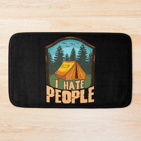 Item preview, Cute & Funny I Hate People Camping Tent Camper Pun designed and sold by perfectpresents.