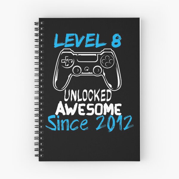 Item preview, Level 8 Unlocked Awesome Since 2012 - gamer - gaming  designed and sold by Hannah  Pillic.