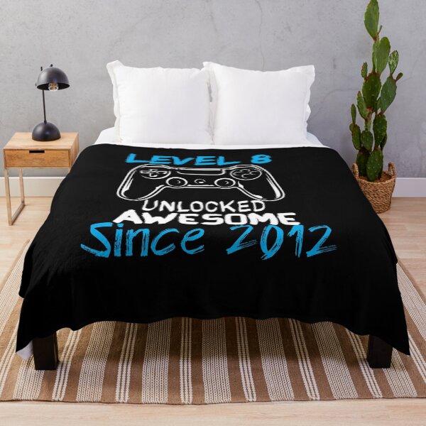 Item preview, Level 8 Unlocked Awesome Since 2012 - gamer - gaming  designed and sold by Hannah  Pillic.