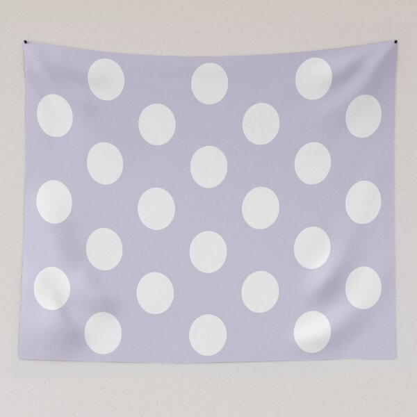 Item preview, Large WHITE and LILAC POLKA DOTS designed and sold by RachelMacht.