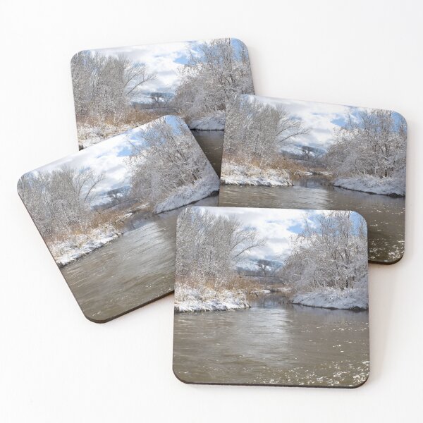 Item preview, Cold snowy winter landscape designed and sold by Ventures1.