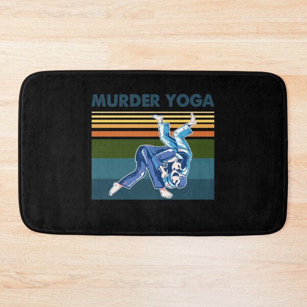 Item preview, Vintage Funny Quote murder yoga Graphic Gift designed and sold by Mirko Torresi.