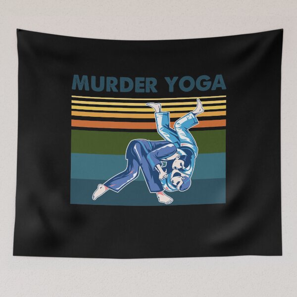 Item preview, Vintage Funny Quote murder yoga Graphic Gift designed and sold by Mirko Torresi.