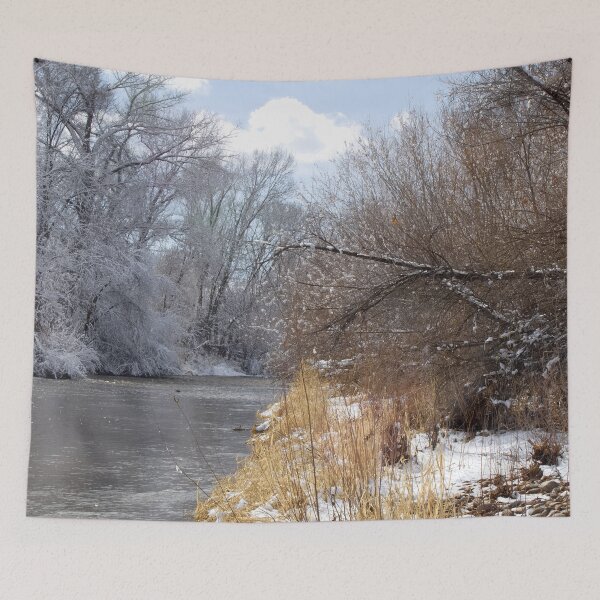 Item preview, Cold snowy winter landscape designed and sold by Ventures1.