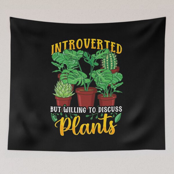 Item preview, Introverted But Willing To Discuss Plants Gardener designed and sold by perfectpresents.
