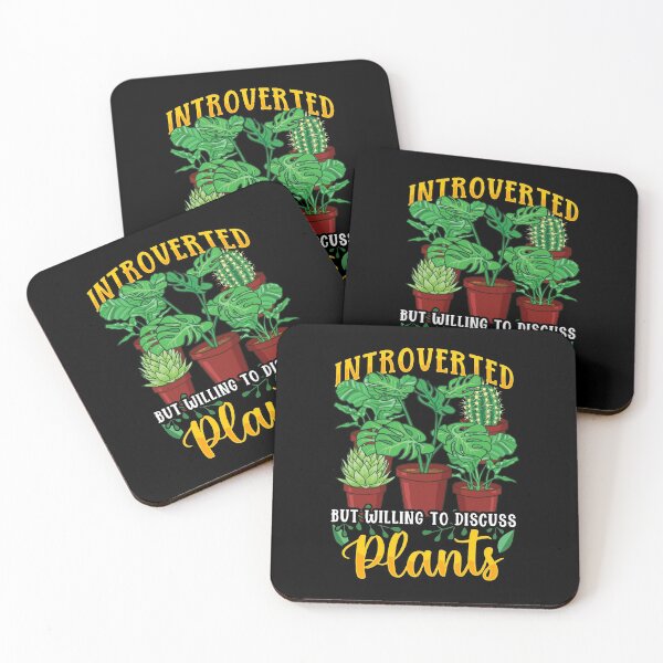Item preview, Introverted But Willing To Discuss Plants Gardener designed and sold by perfectpresents.