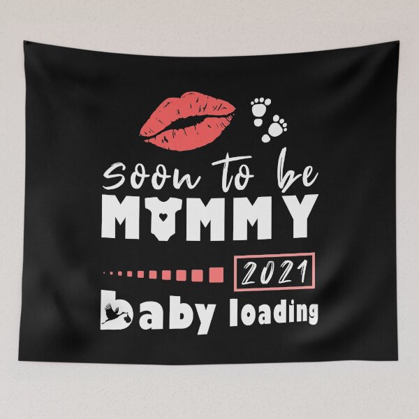Item preview, soon to be mommy 2021 baby loading pregnancy announcement designed and sold by Raeolus.
