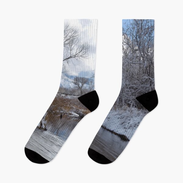 Item preview, Cold snowy winter landscape designed and sold by Ventures1.