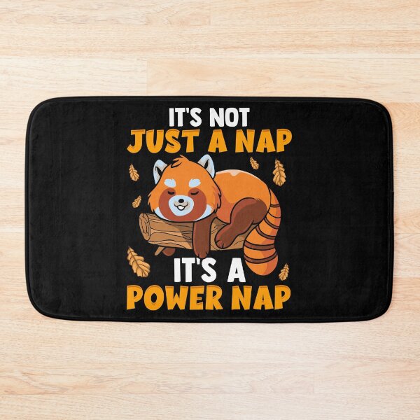 Item preview, It's Not Just a Nap It's a Power Nap Red Panda Pun designed and sold by perfectpresents.