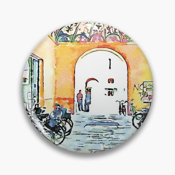 Item preview, Parked bicycles in the yard designed and sold by Giuseppe Cocco.