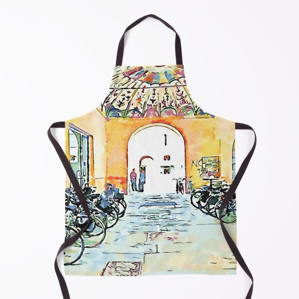 Item preview, Parked bicycles in the yard designed and sold by Giuseppe Cocco.