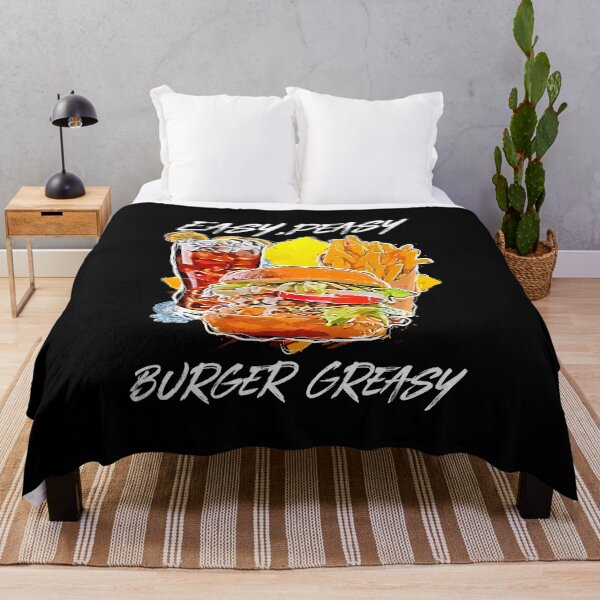 Item preview, Easy, Peasy, Burger Greasy . for those who love fast food designed and sold by AJ DESIGN.