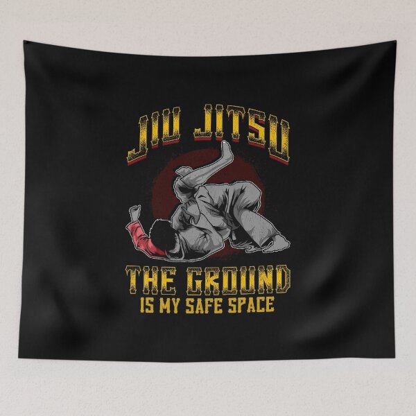 Item preview, Funny Jiu Jitsu BJJ The Ground Is My Safe Space designed and sold by perfectpresents.