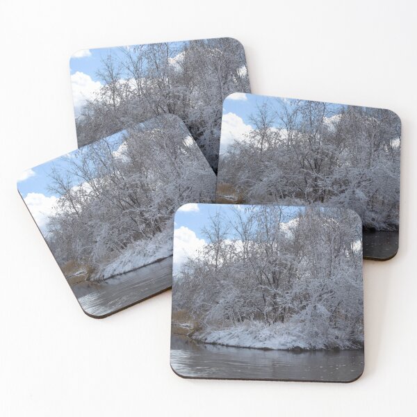 Item preview, Cold snowy winter landscape designed and sold by Ventures1.